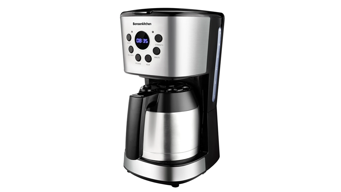 8. Bonsenkitchen 10-Cup Thermal Programmable Coffee Maker
